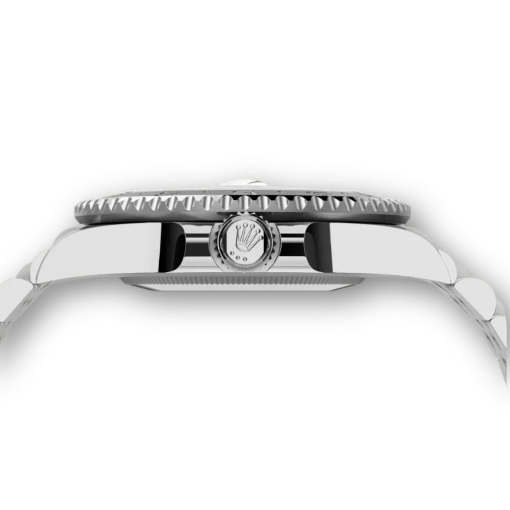 GMT-Master II 40mm aus Edelstahl Oystersteel mit schwarz-grauer Lünette