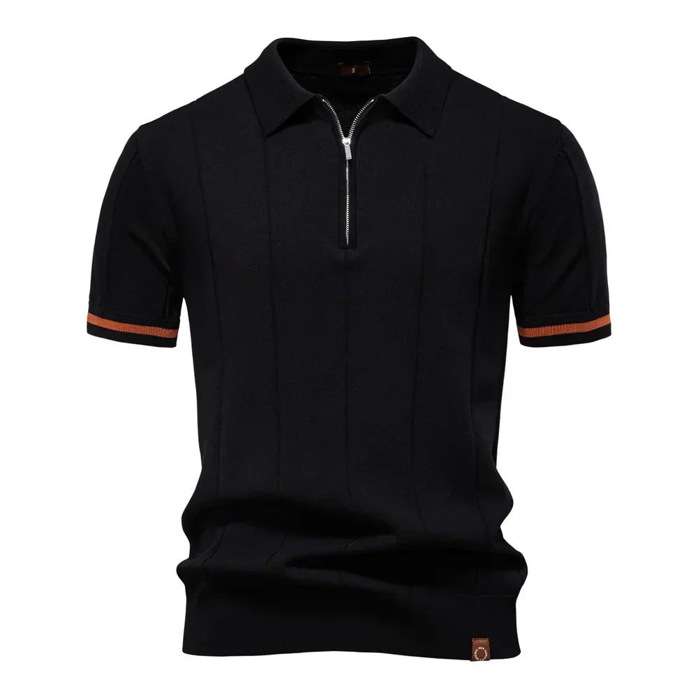 Textured Artisan Polo Shirt