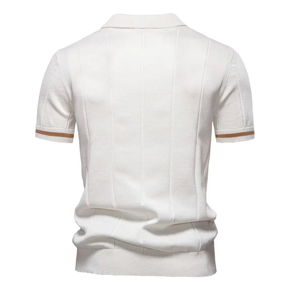 Kinetic Zip-Poloshirt