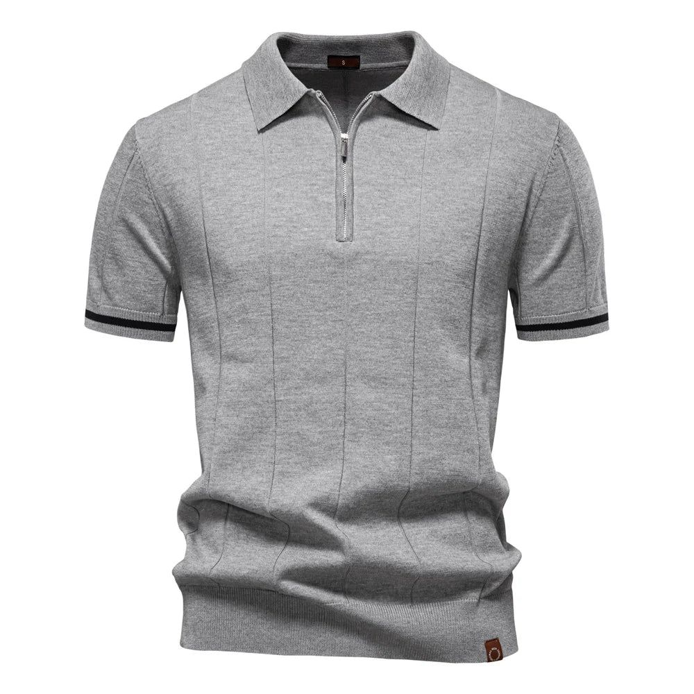 Texturiertes Artisan-Poloshirt